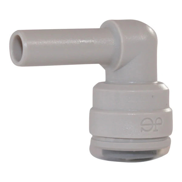 John Guest Gray Acetal Plug In Elbow Stem to Tube