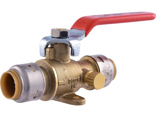 SHARKBITE - PUSH FIT BALL VALVE WITH DRAIN