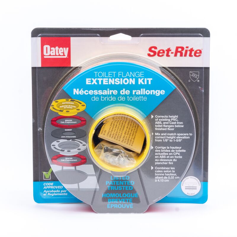 Oatey SET RITE Toilet FLANGE EXTENSION KIT