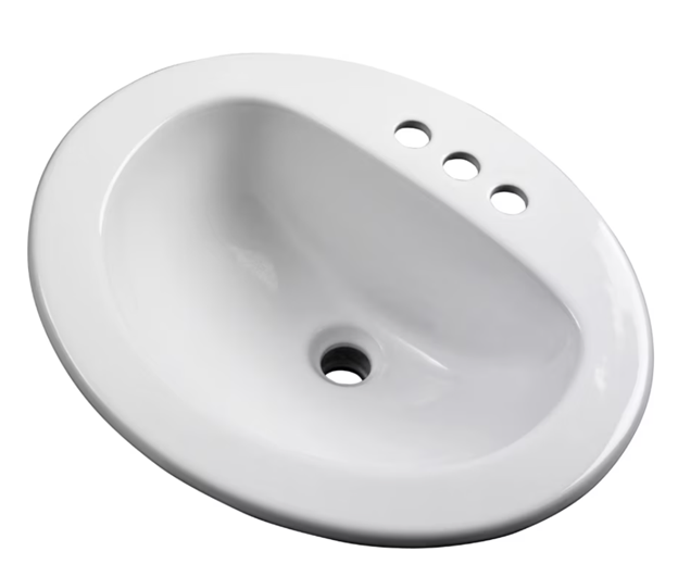 Drop-In Sink With 4-Inch Centerset by Gerber (Installed Price)