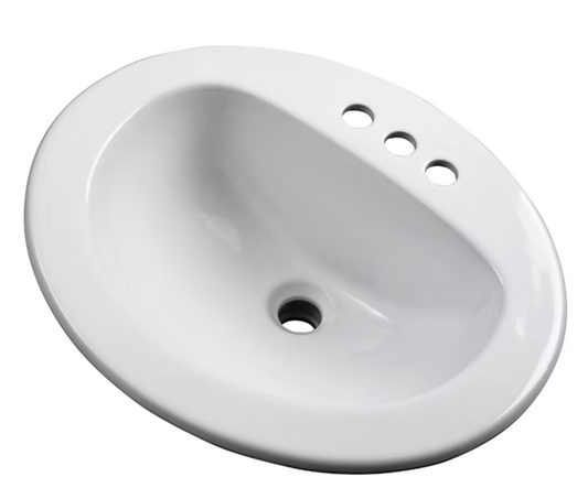 Drop-In Sink With 4-Inch Centerset by Gerber (Installed Price)
