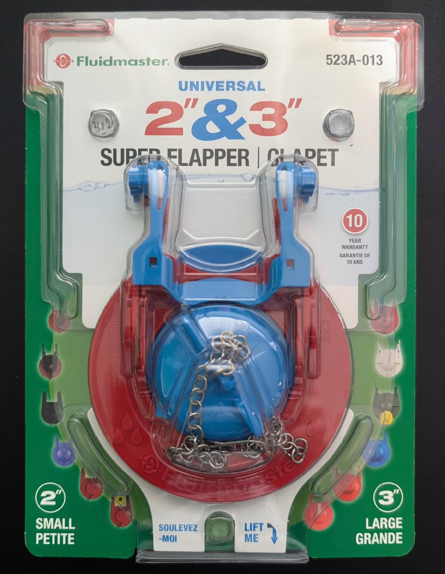 Fluidmaster Universal 2 and 3 inch flapper – Shop @ Plumbers Supply