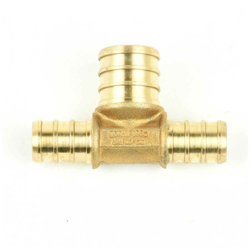 1/2" X 1/2" X 3/4" BRASS PEX TEE