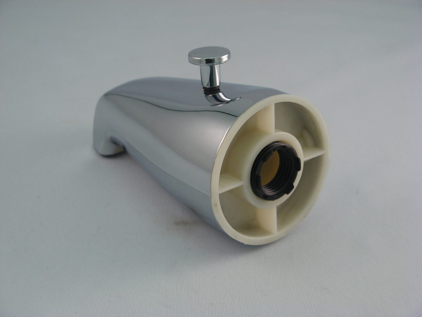 TUB SPOUT WITH DIVERTER - 1/2" End or Closest to Wall Threading