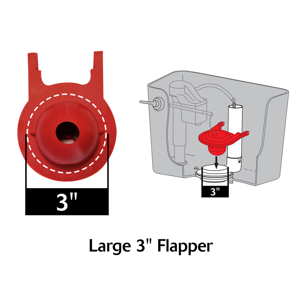 TOTO 3" FLAPPER - After Market by KORKY