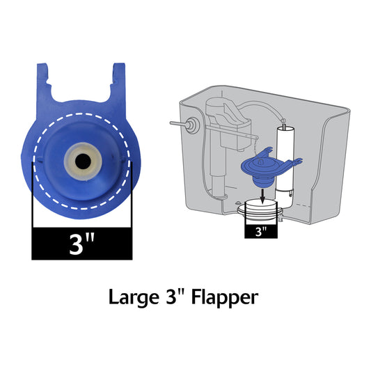 TOTO 3" FLAPPER - After Market by KORKY