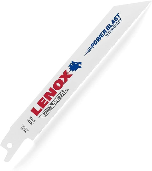 Metal Cutting Reciprocating Saw Blade, Bi-Metal, 6-inch, 24 TPI, 5/PK