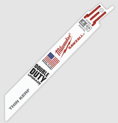 6" 24 TPI SAWZALL Blades (5 Pk) BY MILWAUKEE