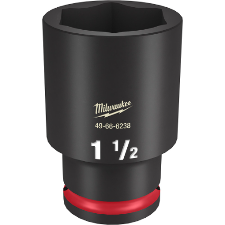 SHOCKWAVE Impact Duty 1/2in Drive 1-1/2in Deep 6 Point Socket (MILWAUKEE)