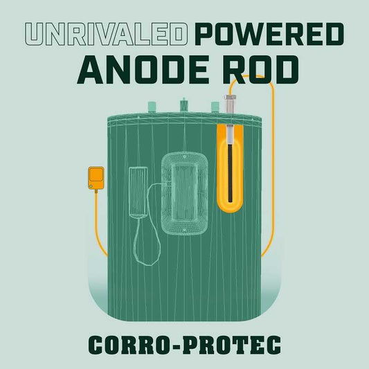 CORRO PROTEC Powered Anode Rod for 40-89 Gallon Tanks (Installed Price)