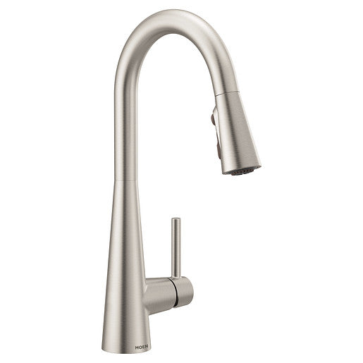 Sleek One-Handle High Arc Pulldown Kitchen Faucet (Installed Price)