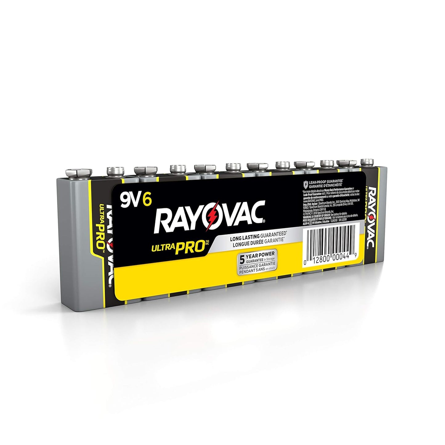 9V Ultra Pro Alkaline Batteries (Pack of 6)