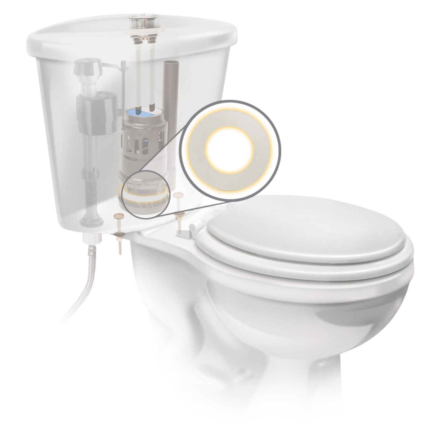 83SGB Replacement Dual Flush Valve Seal for Glacier Bay