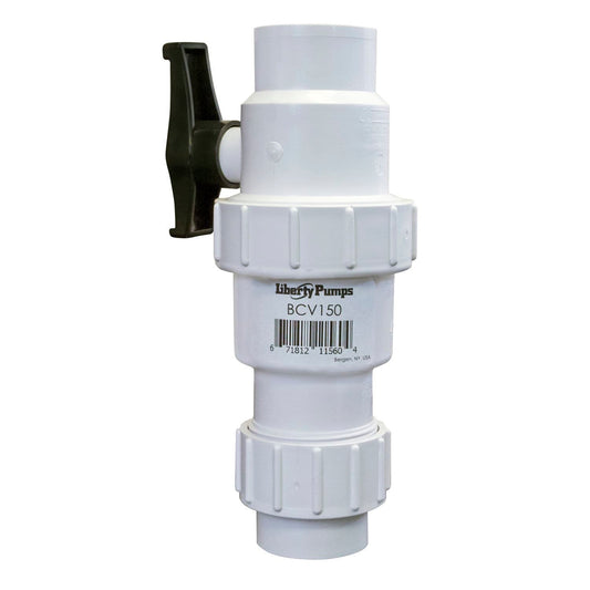 Liberty Pumps BCV150 - 1-1/2" Check / Ball Valve Combo