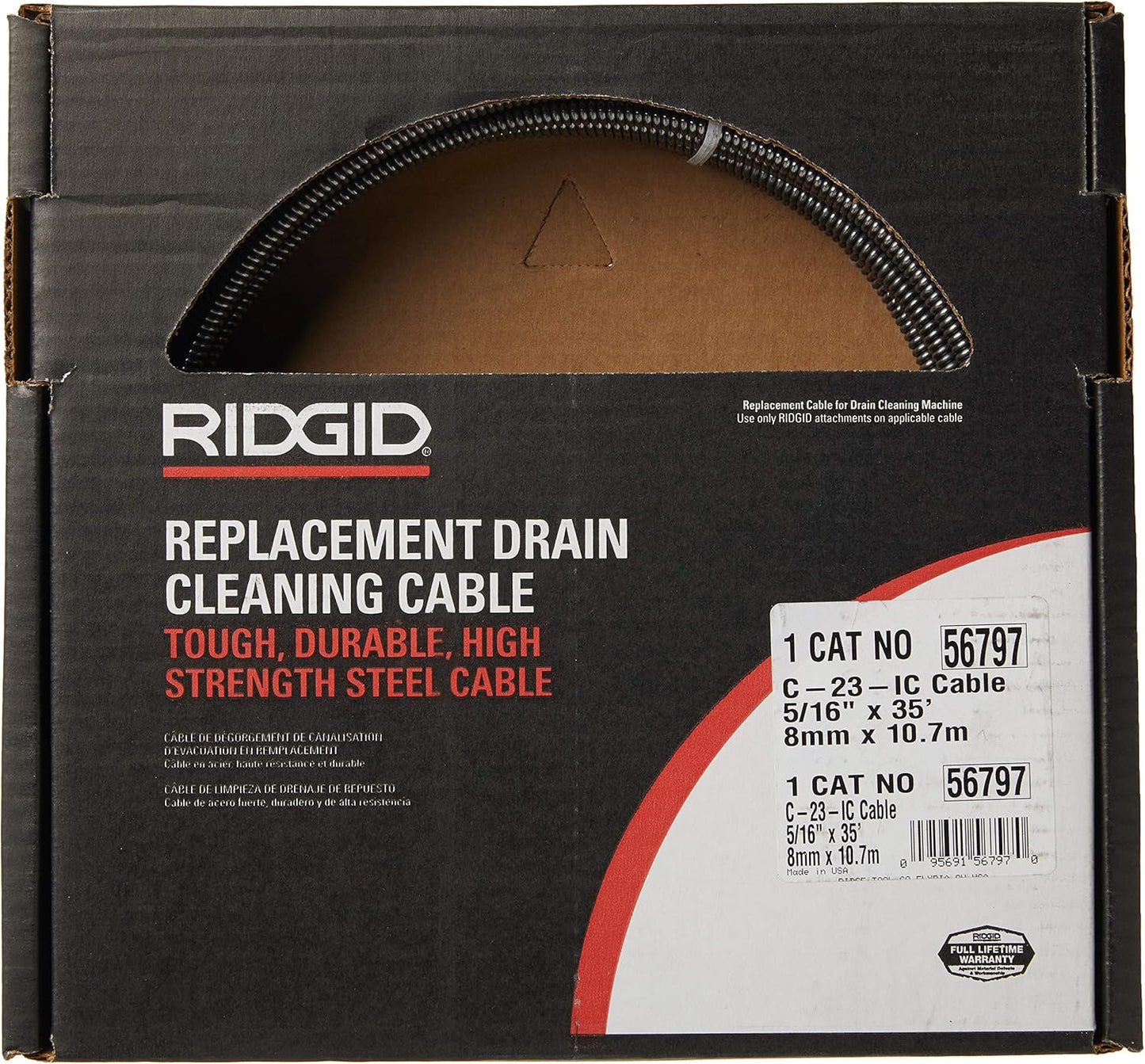 RIDGID Replacement Drain Cleaning Cables