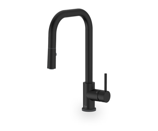 Fluid Modern F829 Pull Down Kitchen Faucet (Installed Price)