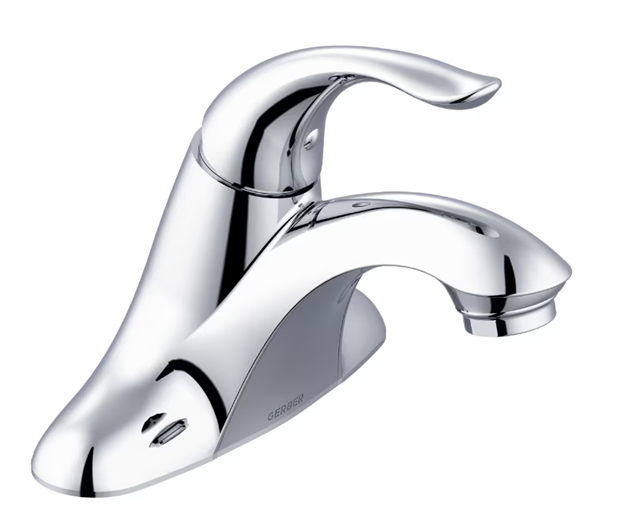Viper™ Single Handle Centerset Bathroom +  Metal Touch-Down Drain (Installed Price)