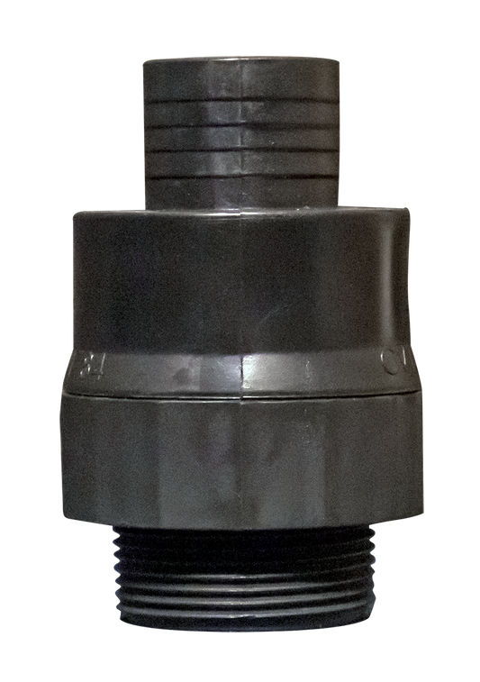 SUMP PUMP CHECK VALVE Thread X Barb Fit