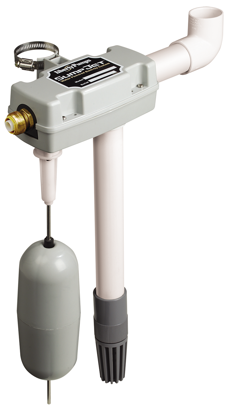 SJ10 SUMPJET Water Powered Back-Up Pump (Installed Price)