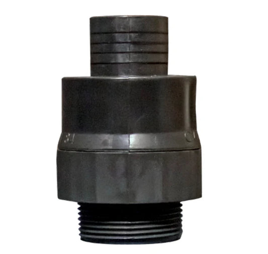 Liberty Pumps CV150-150T - 1-1/2" Male NPT Thread x 1-1/2" Barb Fit PVC Check Valve