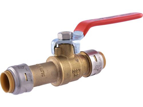 SHARKBITE - MAX BRASS SLIP PUSH FIT BALL VALVE