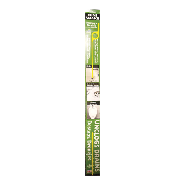Front Zip Snake MINI PLASTIC ZIP SNAKE – Shop @ Plumbers Supply