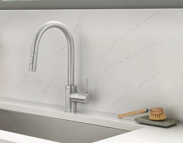 Concetto by GROHE Single Handle Pull Down Kitchen Faucet (Installed Price)