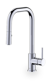 Fluid Modern F829 Pull Down Kitchen Faucet (Installed Price)