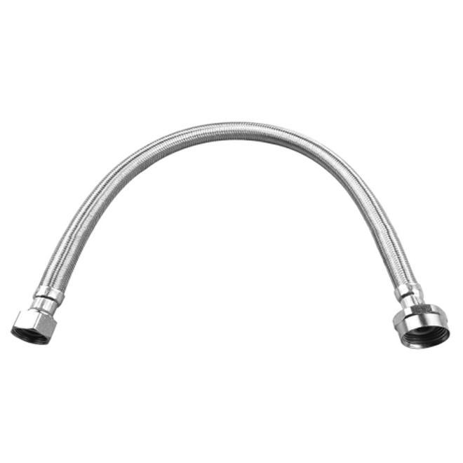 20" TOILET BRAIDED Supply with Metal Nut