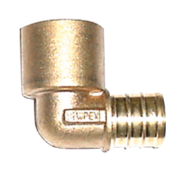 PEX 90° Elbow BRASS (Female SWT x PEX)