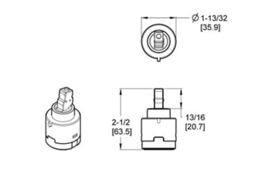 Pfister Ceramic Disc Cartridge