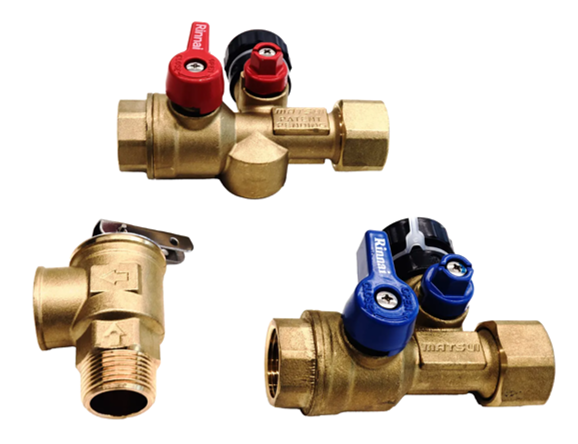 Rinnai MIVK-T-LW Hot Water By-Pass Valve Set