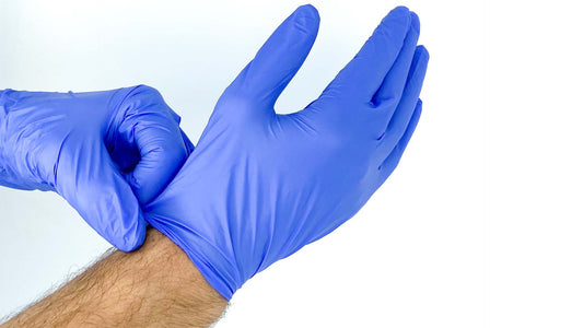 JAG Blue Nitrile Gloves - Box of 100