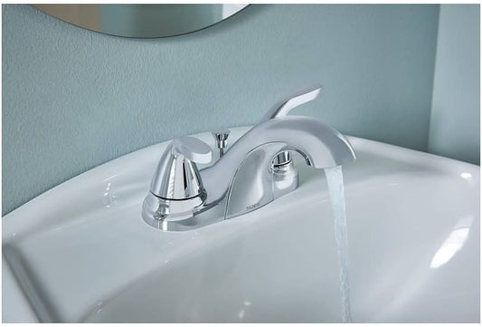 Adler by MOEN 2 Handle Lavatory Faucet In Chrome (Installed Price)