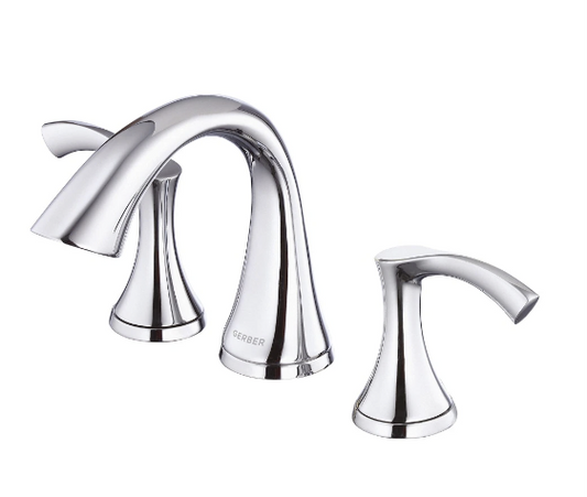 Antioch Widespread 2 Handle Lavatory Faucet in Chrome (Installed Price)