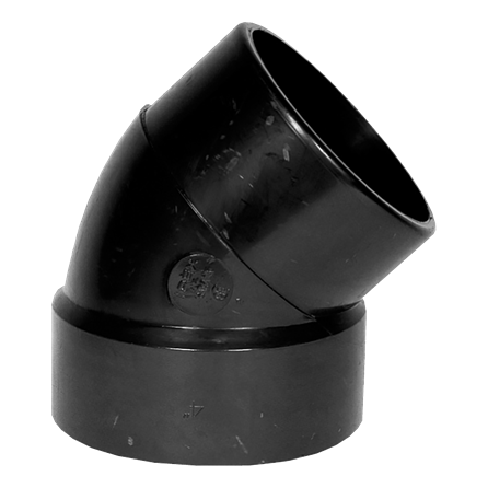 ABS 45° Elbow (Street or Fitting X HUB)