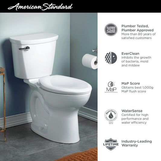 Cadet™ PRO:   2 Piece 4.8 Lpf Chair Height Elongated Toilet (Installed Price)